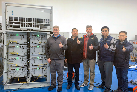UL标准3.6MW全液冷高压PCS在京湾实验室实现满发，海外客户成功验收